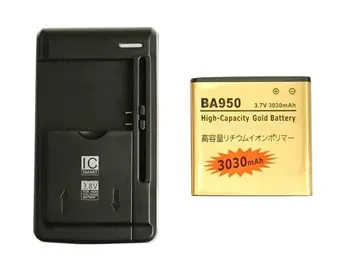Ciszean 1x 3030mAh BA950 זהב החלפת סוללה + מטען USB אוניברסלי עבור ZR M36h SOL22 C5502 C5503 BA950 אז-04E AB-0300