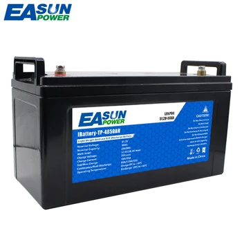 EASUN כוח 1200Wh 1280Wh 12V 24V 48V 50Ah Lithium Ion Battery Pack עבור Inverter מערכת אחסון