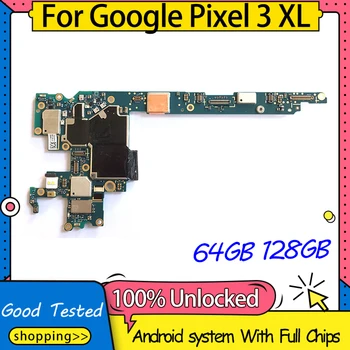 המקורי על LG Google פיקסל 3 XL לוח האם, 64GB 128GB 100% סמארטפון על LG Google פיקסל 3 XL לוח Mainboard