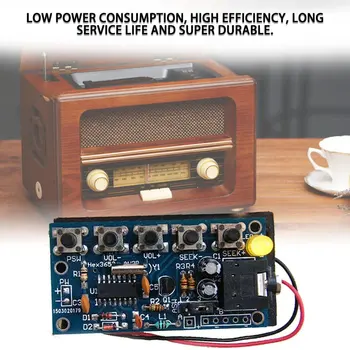 סטריאופונית אלחוטית מקלט רדיו FM מודול PCB DIY אלקטרוני ערכות 76MHz-108MHz חומרים ידידותיים לסביבה