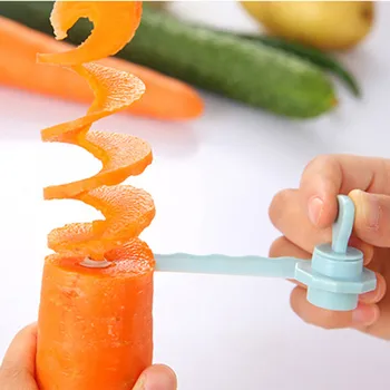 1pcs קסם חותך תפוח אדמה גזר Spiral Slicer חיתוך מודלים מטבח כלי בישול פירות ירקות תלתלים פירות & ירקות כלים