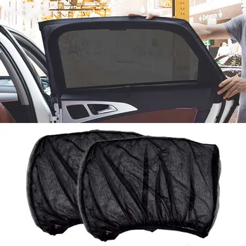 2pcs סגנון רכב אביזרים השמש צל אוטומטי Uv להגן על המסך עבור חניון קמפינג ציוד קליאו 5 שחור חלון המכונית