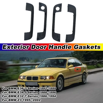 51218122441 51218122442 4Pcs המכונית הקדמי & אחורי ידית הדלת לכסות עם חותם-BMW E36 E34 E32 Z3 3 5 7 בסדרה