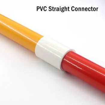 5pcs 20~110mm PVC צינור ישר מחבר צינור מים 2 דרך משותפת בגינה המים מחבר אקווריום אקווריום אביזרי צנרת ניקוז