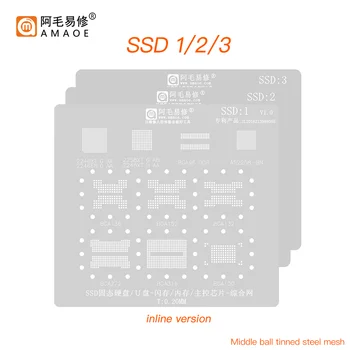 Amaoe SSD 1/2/3 סטנסיל על מצב מוצק U דיסק זיכרון הבזק הבי סטנסיל הבי 152 132 316 272 הבקרה הראשי 2246 סטנסיל תיקון