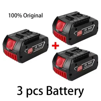 Batterie ליתיום-יון 18V 10ah נטענת לשפוך Perceuse על Bosch BAT609 BAT609G BAT618 BAT618G BAT614 + 1 מטען