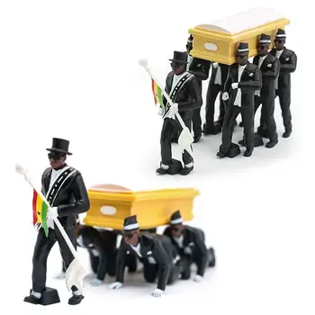 Cosplay גאנה לרקוד נושאי ארון קבורה לרקוד דמות פעולה הלוויה צוות מצחיק M68E