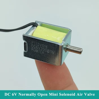 DC 5V 6V פתוח בדרך כלל מיקרו שסתום האוויר מיני אלקטריק פליטה שסתום סולנואיד DIY אלקטרוני מד לחץ דם דם, מוניטור