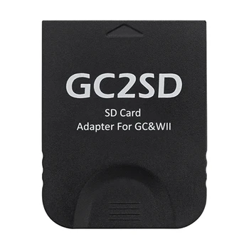 GC2SD GC-ל. SD מתאם כרטיס זיכרון TF כרטיס מתאם כרטיס הקורא על NGC Gamecube קונסולת משחק Wii Console