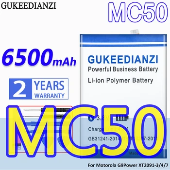 GUKEEDIANZI MC50 6500mAh החלפת Batteria עבור Motorola Moto G9Power G9 כוח XT2091-3/4/7 הסוללה ללא כלים