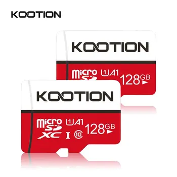 KOOTION T1 כרטיס הזיכרון 128GB 64GB 32GB 16GB מהירות גבוהה כרטיסי מיקרו SD אחסון מורחב עבור טלפונים חכמים אנדרואיד Tablet מתג