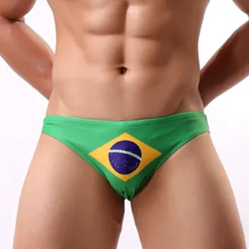 Mens ביקיני ברזילאי בגדי ים לשחות תחתונים סקסי מיני בגדי ים עבור ילד בגדי ים בגד ים חוף קצר Desmiit Sunga הומו