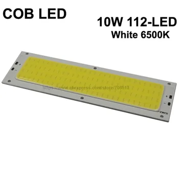 SBS COB 10W 112-LED 1300mA לבן 6500K / לבן חם 3000K COB LED פולט ( 1 pc )