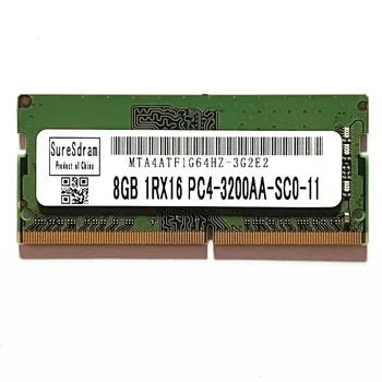 SureSdram DDR4 אילים 8gb 3200mhz נייד זיכרון DDR4 SODIMM 8GB 1RX16 PC4-3200AA-SC0-11 A4ATF1G64HZ