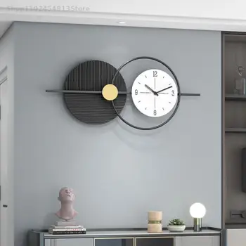 אור יוקרה בסלון שעון קיר פשוט לאווירה מודרנית אינטרנט מפורסם שעון קיר דקורטיבי יצירתי בית האופנה