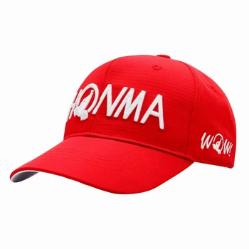 ארבע עונות לשני המינים כובע ספורט HONMA 3D לי רקמה בייסבול CapHip הופ חיצונית מתכווננת ספורט גולף כמוסות