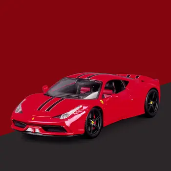בקנה מידה 1/18 דגם המכונית האדומה 458 Speciale Diecast סגסוגת דגם המכונית Simulatio ספורט דגם של מכונית צעצוע מיניאטורי אוסף תחביב צעצוע