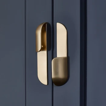 המודרנית הממשלה להתמודד עם אור יוקרה דלת ארון הבגדים להתמודד עם זהב במגירה חוטי נחושת מוברש ידית הדלת חדש בסגנון סיני חומרה