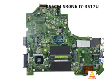 השתמשו K56CM לוח אם ASUS S550CA K56CM K56CA מחשב נייד לוח אם WithSR0XL i5-3337U I7-3517U CPU HM76 אומה HD DDR3