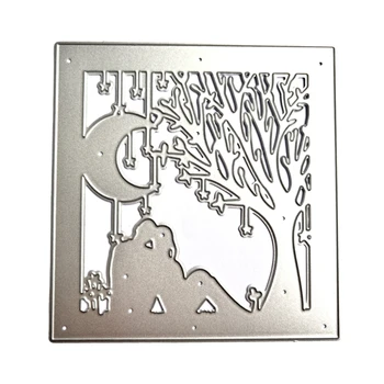 זוג תחת עץ חיתוך מתכת ימות DIY אלבום חיתוך למות כרטיסי נייר עם תבליט דקורטיבי אמנות מלאכת יד G2AB