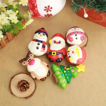 חג המולד בובה שימושי צבע בהיר יצירתי עבור בידור לסחוט בובת סנטה קלאוס בובה