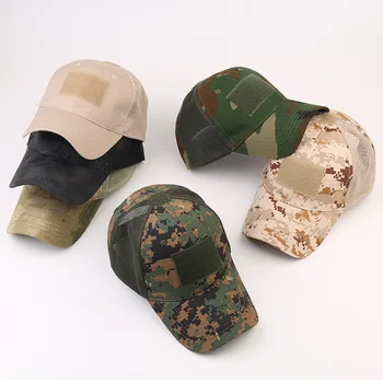חדש בסגנון צבאי, כובעי בייסבול הסוואה טקטי חייל צבא קרב פיינטבול מתכוונן הקיץ Snapback שמש כובעי גברים נשים