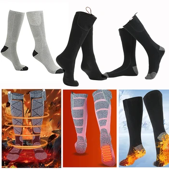 חורף חם חיצוני גרביים תרמיים, גרביים חימום גרביים 3 מצבים מתכוונן חשמלי חם גרב על טיול סקי