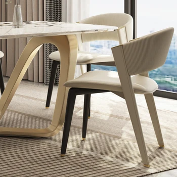 יוקרה כרית מושב האוכל כיסאות נוח עיצוב משענת כיסא מרופד נורדי איפור מבוגרים Silla Comedor רהיטים