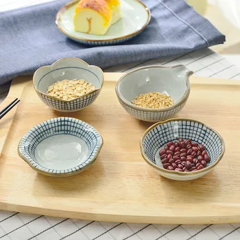 יצירתי תבנית רשת רוטב חטיף צלחת תיבול תבשיל חם בסיר רוטב מאכל יפני וקוריאני תיבול המנה שולחן קרמיקה