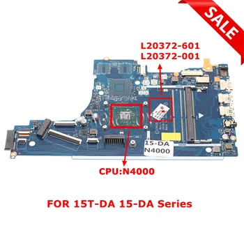 מחשב נייד לוח אם L20372-601 L20372-001 EPK50 לה-G073P עבור HP 15T-דה-15-דה Series NoteBook DDR4 SR3S1 עם N4000 המעבד המשולב