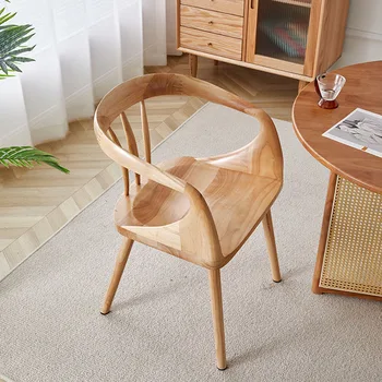 מטבח עץ כסאות אוכל היד השינה כורסה פאנקי כסאות אוכל בעיצוב כיסאות Cadeiras דה בג Dinings כיסאות Set47