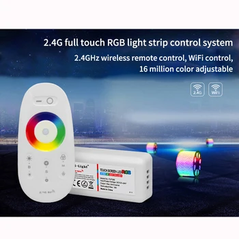 מי light2.4G מגע מלא RGB אור הרצועה מודול קשה רצועת אור מרחוק אלחוטית לטלפון נייד מרחוק בקר