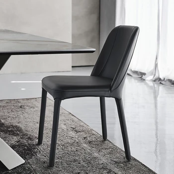 מסעדה כיסאות עור פנאי חדר שינה משרד חיצוני מחכה איפור ציפורניים כסאות אוכל בעיצוב Sillas הפוסט-מודרנית רהיטים