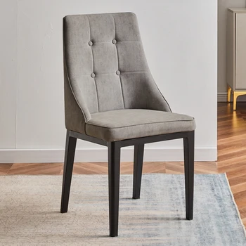 נורדי האוכל הכיסא בית יוקרה כסאות אוכל פשוט, מודרני, כיסא פשוט פנאי משענת עור כיסאות ריהוט למטבח TG