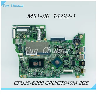 עבור Lenovo M51-80 נייד לוח אם עם i5-6200U CPU GT940M 2G-GPU 5B20K84911 LT41 SKL MB 14292-1 448.06701.0011 mainboard
