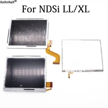 על NDSIXL LL החלפת מסך מגע דיגיטלית לוח & למעלה העליונה / התחתונה התחתונה. LCD מסך תצוגה עבור NDSILL XL