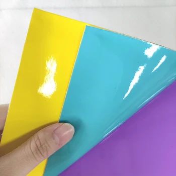 צבעי ניאון מראה חלק עמיד למים Jelly דמוי עור בד גיליון חומר נעל/תיק/מלאכת יד/עגילים/קשתות DIY 100*135CM