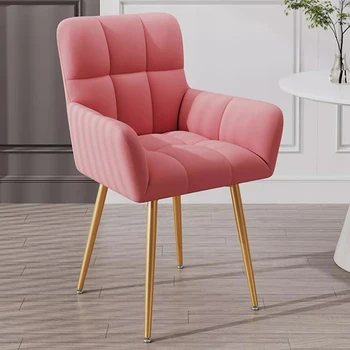 צד הפנים האוכל הכיסא תכליתי מרפסת מודרני מעצב האוכל כיסא רך יוקרה השולחן Sedia הרהיטים בסלון GG