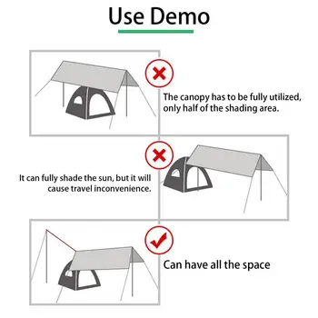 קמפינג אוהל חבל אמין קל להתקנה לטווח ארוך תכליתי קמפינג ניילון מאריך חבל ציוד מחנאות