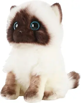 קריקטורה צעצועים קטיפה חתול חיה בובת קטיפה כריות נוח בובה מציאותית עבור סלון, חדר שינה לילדים יום הולדת ילדים