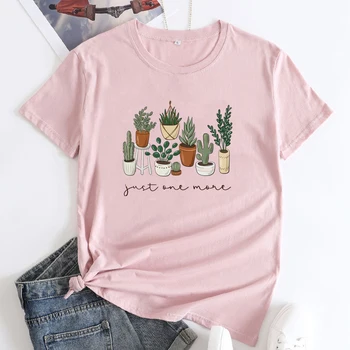 רק עוד צמח חולצת וינטג נשים גרפי גינון Tshirts חמוד צמח אמא חולצה מתנה