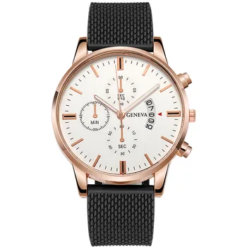שעוני יוקרה קוורץ שעונים האופנה בחיוג עגול מזדמן שעוני היד לגברים השעון לגברים часы мужские наручные relógio masculin